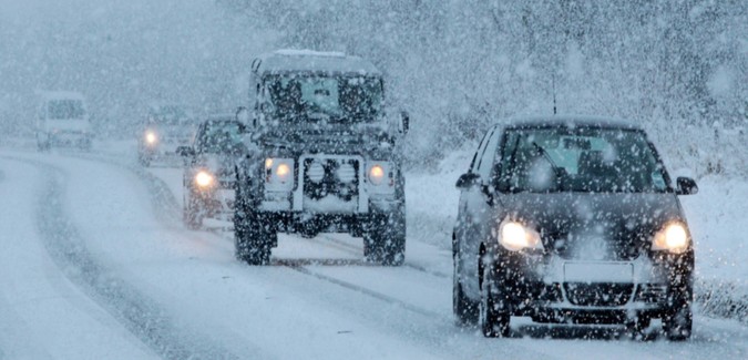 Coming into the Office on a Snowy Day